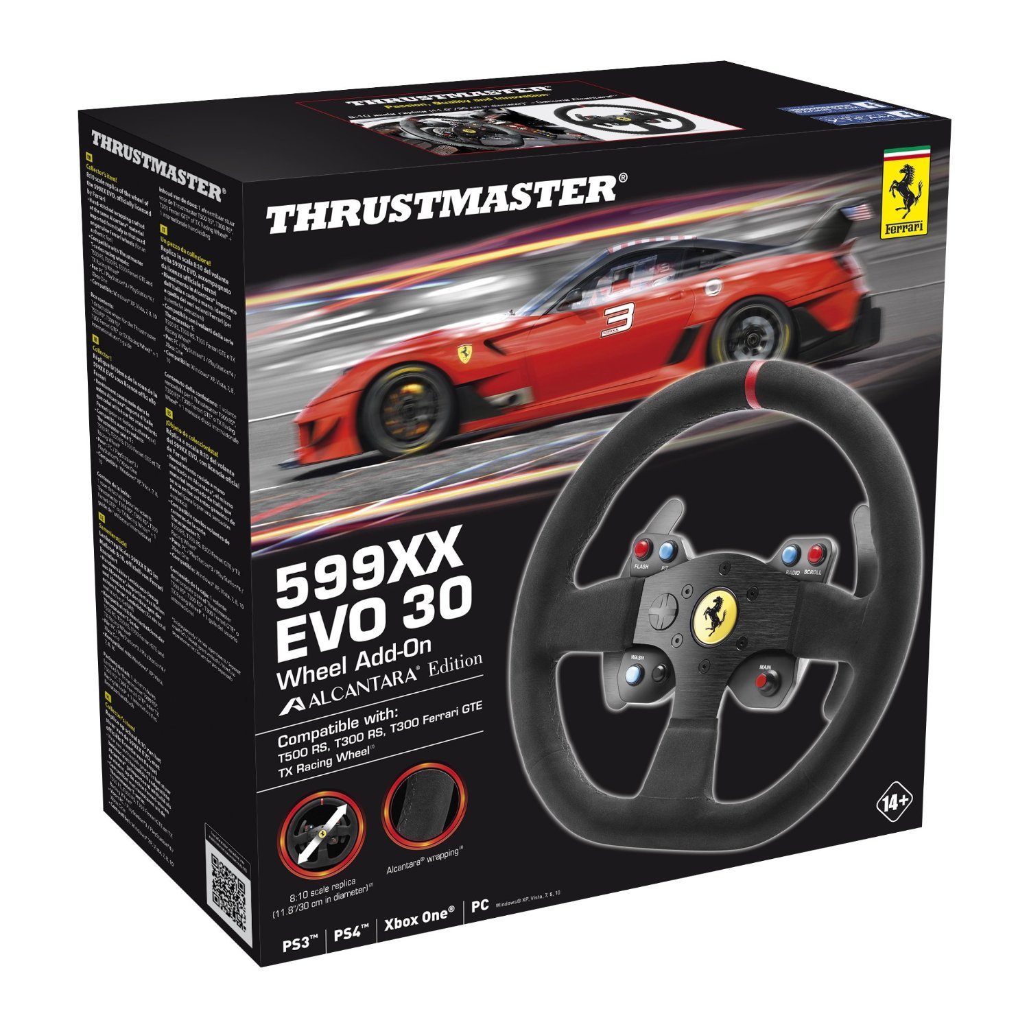 その他 PlayStation4 - thrustmaster 599XX EVO 30 Wheel Amazon.co.jp: Thrustmaster VG Ferrari 599XX EVO Wheel Add-On